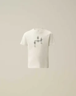 U16 Cotton Jersey 30/1 Graphic T-Shirt^C.P. Company New
