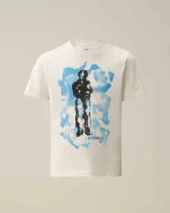 U16 Cotton Jersey 30/1 Graphic T-Shirt^C.P. Company Hot