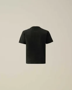 U16 Cotton Jersey 30/1 Graphic Logo T-Shirt^C.P. Company Discount