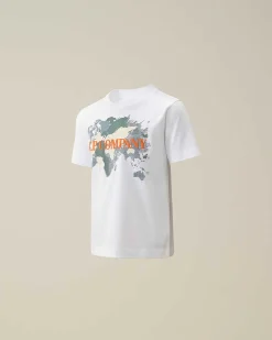 U16 Cotton Jersey 30/1 Graphic T-Shirt^C.P. Company Flash Sale