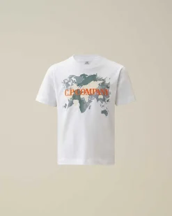U16 Cotton Jersey 30/1 Graphic T-Shirt^C.P. Company Flash Sale