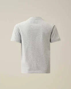 U16 Cotton Jersey 30/1 Label Style Logo T-Shirt^C.P. Company Cheap