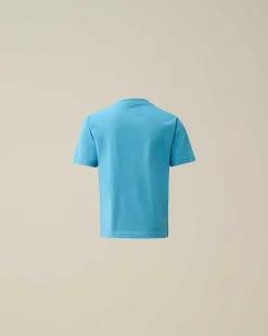 U16 Cotton Jersey 30/1 Label Style Logo T-Shirt^C.P. Company Sale