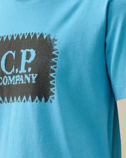 U16 Cotton Jersey 30/1 Label Style Logo T-Shirt^C.P. Company Sale