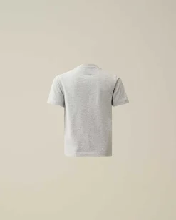 U16 Cotton Jersey 30/1 Label Style Logo T-Shirt^C.P. Company Flash Sale