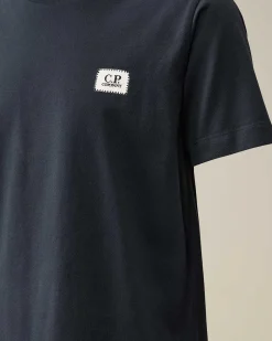 U16 Cotton Jersey 30/1 Logo T-Shirt^C.P. Company Fashion