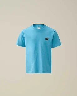 U16 Cotton Jersey 30/1 Logo T-Shirt^C.P. Company Cheap