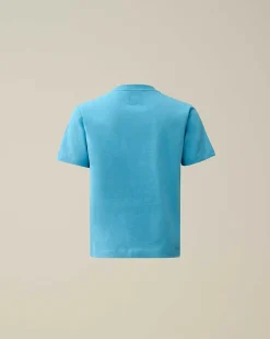 U16 Cotton Jersey 30/1 Logo T-Shirt^C.P. Company Cheap