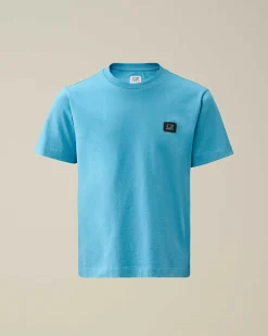 U16 Cotton Jersey 30/1 Logo T-Shirt^C.P. Company Best