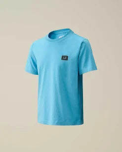 U16 Cotton Jersey 30/1 Logo T-Shirt^C.P. Company Best