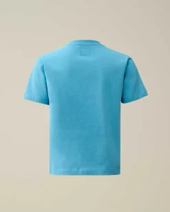 U16 Cotton Jersey 30/1 Logo T-Shirt^C.P. Company Best