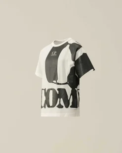 U16 Cotton Jersey 30/1 Oversized Graphic T-Shirt^C.P. Company Hot