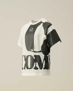 U16 Cotton Jersey 30/1 Oversized Graphic T-Shirt^C.P. Company Hot