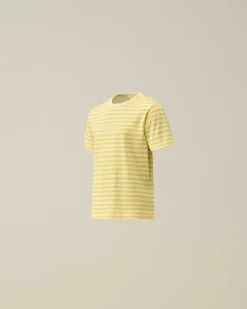 U16 Cotton Jersey 30/1 Striped T-Shirt^C.P. Company Fashion