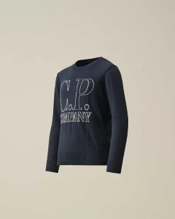 U16 Cotton Logo Knit^C.P. Company Fashion