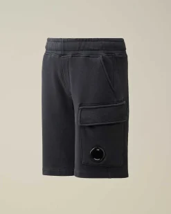 U16 Diagonal Fleece Cargo Shorts^C.P. Company Store