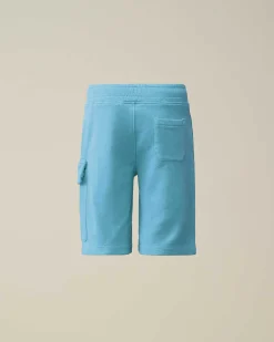 U16 Diagonal Fleece Cargo Shorts^C.P. Company Best Sale