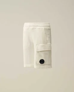 U16 Diagonal Fleece Cargo Shorts^C.P. Company Clearance