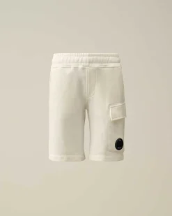 U16 Diagonal Fleece Cargo Shorts^C.P. Company Clearance