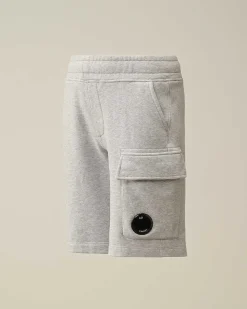 U16 Diagonal Fleece Cargo Shorts^C.P. Company New