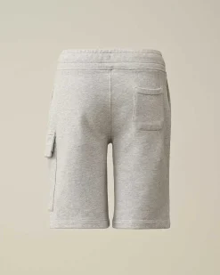 U16 Diagonal Fleece Cargo Shorts^C.P. Company New