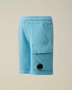 U16 Diagonal Fleece Cargo Shorts^C.P. Company New