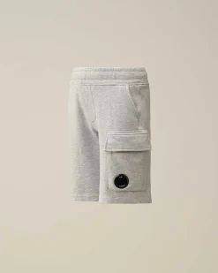 U16 Diagonal Fleece Cargo Shorts^C.P. Company Cheap