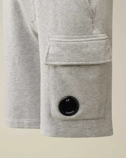 U16 Diagonal Fleece Cargo Shorts^C.P. Company Cheap