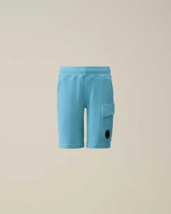 U16 Diagonal Fleece Cargo Shorts^C.P. Company Online