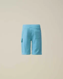 U16 Diagonal Fleece Cargo Shorts^C.P. Company Online