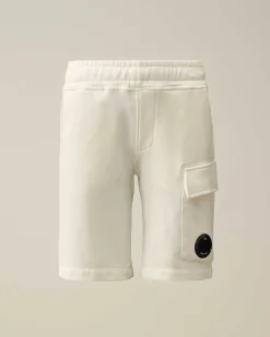U16 Diagonal Fleece Cargo Shorts^C.P. Company Fashion