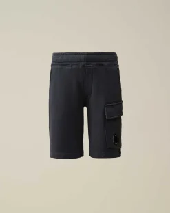 U16 Diagonal Fleece Cargo Shorts^C.P. Company Shop