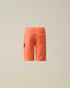 U16 Diagonal Fleece Cargo Shorts^C.P. Company New