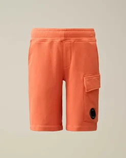 U16 Diagonal Fleece Cargo Shorts^C.P. Company Fashion