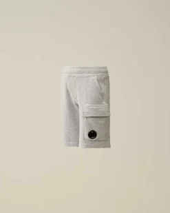 U16 Diagonal Fleece Cargo Shorts^C.P. Company New
