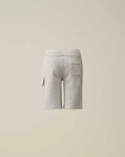 U16 Diagonal Fleece Cargo Shorts^C.P. Company New