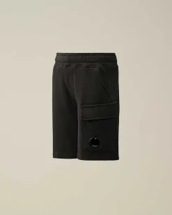 U16 Diagonal Fleece Cargo Shorts^C.P. Company Cheap
