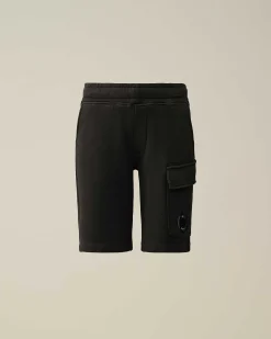 U16 Diagonal Fleece Cargo Shorts^C.P. Company Cheap