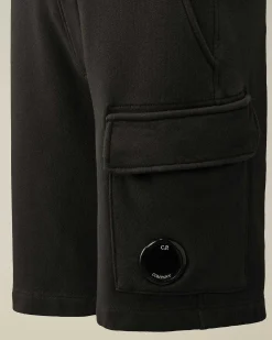 U16 Diagonal Fleece Cargo Shorts^C.P. Company Cheap