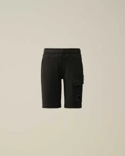 U16 Diagonal Fleece Cargo Shorts^C.P. Company Store