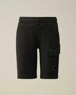 U16 Diagonal Fleece Cargo Shorts^C.P. Company New