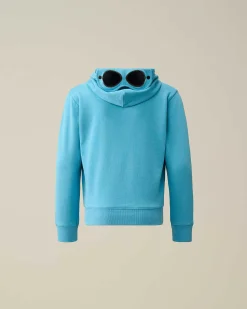 U16 Diagonal Fleece Goggle Hoodie^C.P. Company Best