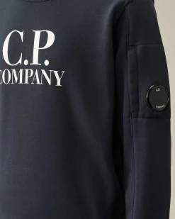 U16 Diagonal Fleece Logo Sweatshirt^C.P. Company Best Sale