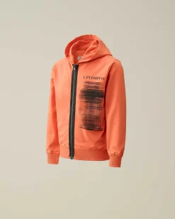 U16 Light Fleece Graphic Hoodie^C.P. Company Best