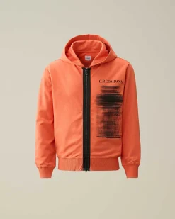 U16 Light Fleece Graphic Hoodie^C.P. Company Best