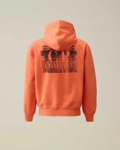 U16 Light Fleece Graphic Hoodie^C.P. Company Best