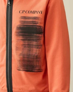 U16 Light Fleece Graphic Hoodie^C.P. Company Best