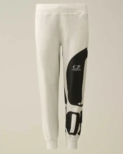 U16 Light Fleece Logo Sweatpants^C.P. Company Online