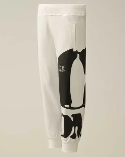 U16 Light Fleece Logo Sweatpants^C.P. Company Online
