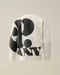 U16 Light Fleece Logo Sweatshirt^C.P. Company Cheap